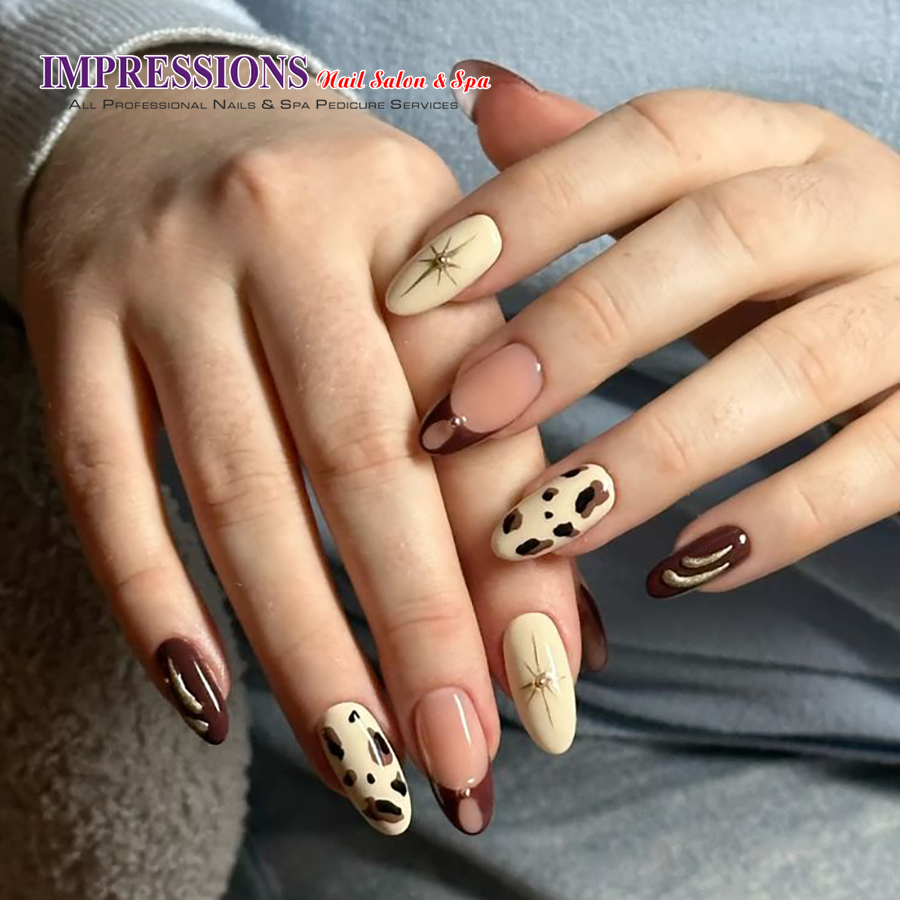 Fall nail art